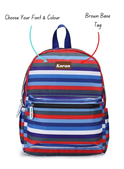 Nautical Stripe 14 '' Big Kid Backpack