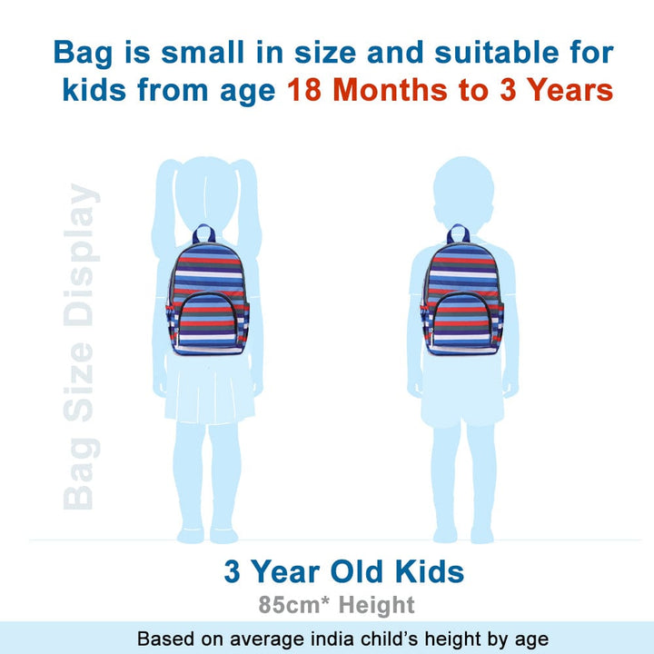 Nautical Stripe 11 '' Mini Backpack (18 Months - 3 Years)