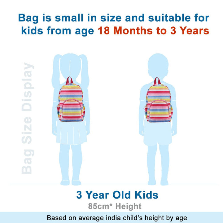 Rainbow Stripe 11 '' Mini Backpack (18 Months - 3 Years)